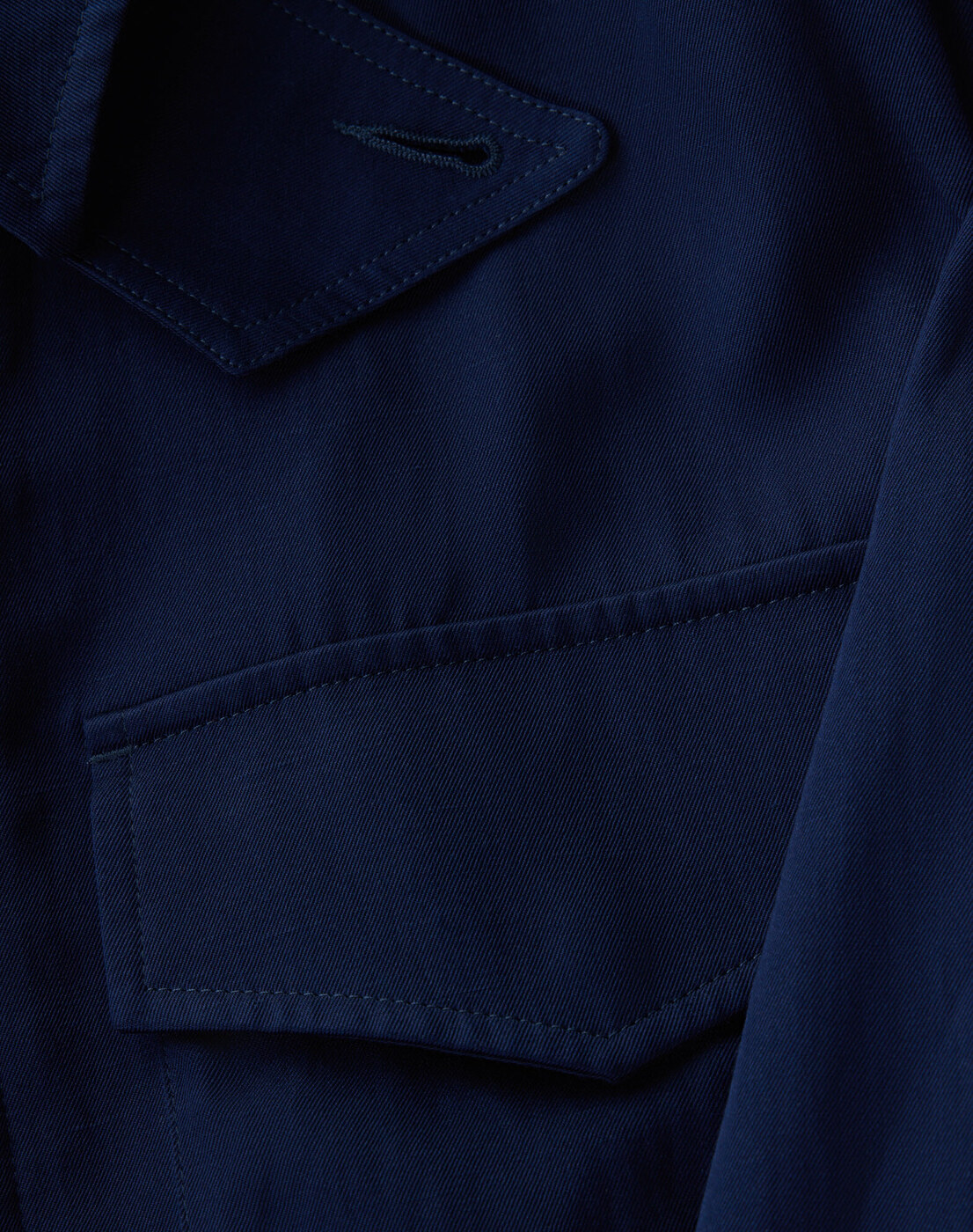 Cotton Cashmere Oxford Long Sleeve Spread Collar Shirt, view 6