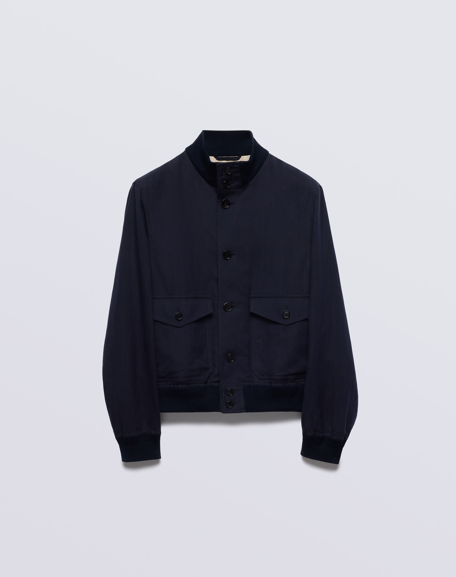 Giza Cotton Long Sleeve Spread Collar Shirt