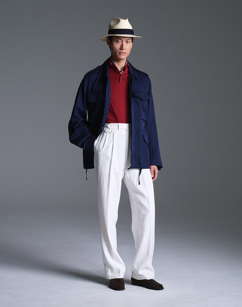 Bourdon 40 Canvas & Nappa Calf