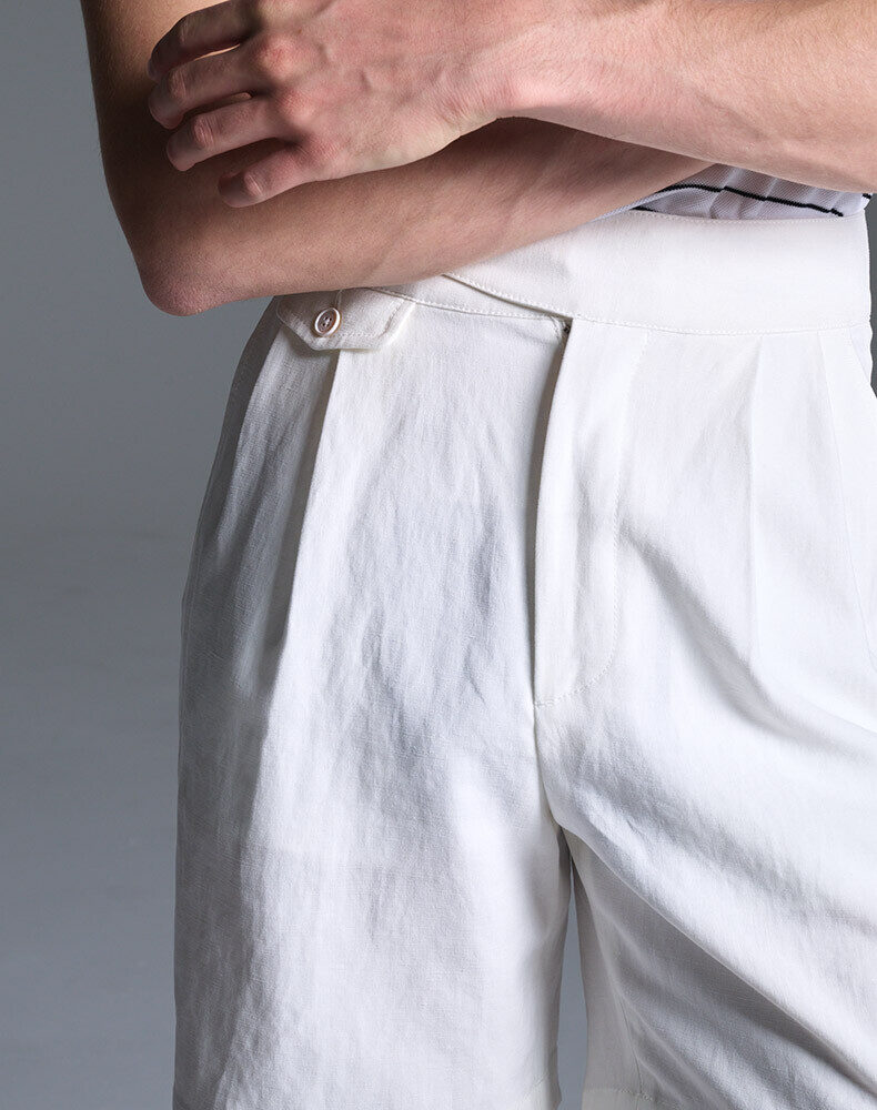 Cotton Gabardine Tailored Chinos, view 4