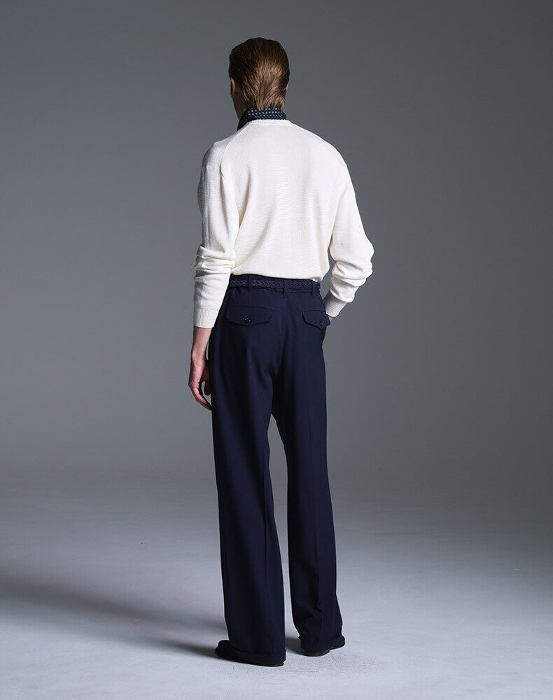 Cotton Twill 5 Pocket Trousers, view 3