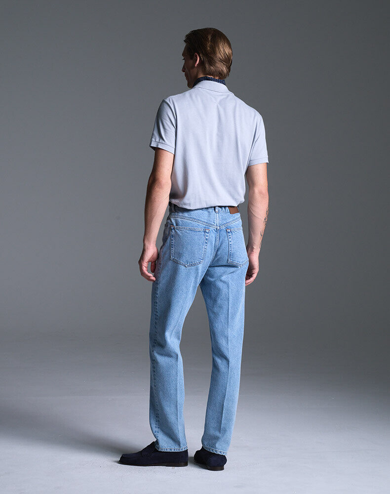 AD Cypher Cotton Piqué Short Sleeve Polo, view 3