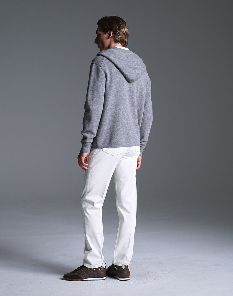 Athluxury Cotton Cashmere Shirt Jacket, view 3