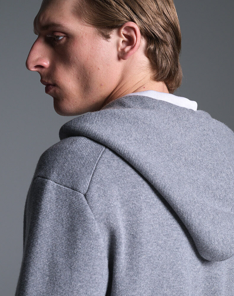 Athluxury Cotton Cashmere Shirt Jacket, view 4