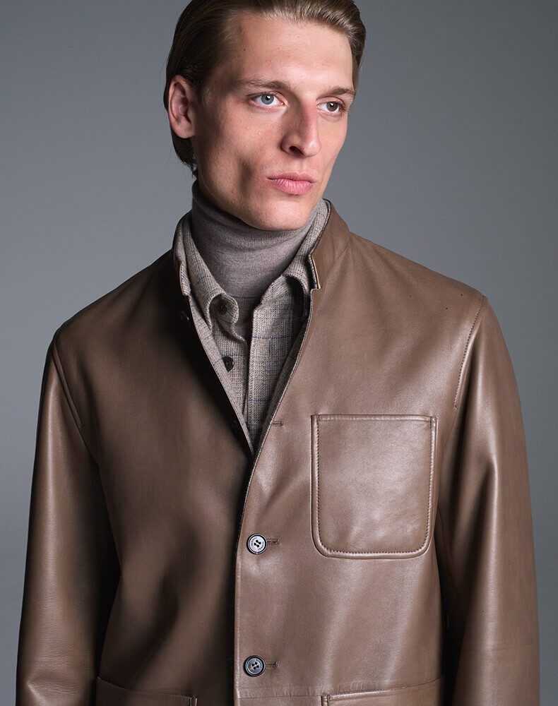 Suede Overshirt, view 4