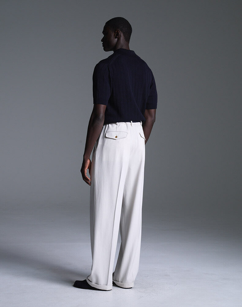 Athluxury Cotton Cashmere Track Jacket, view 3