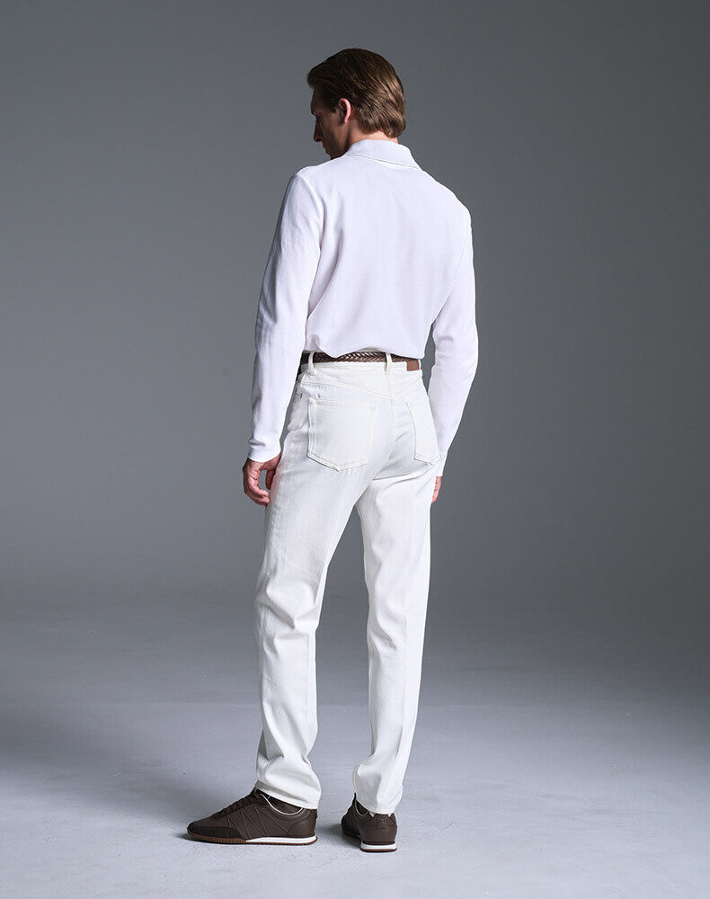 Linen Cotton Stripe T-Shirt, view 3