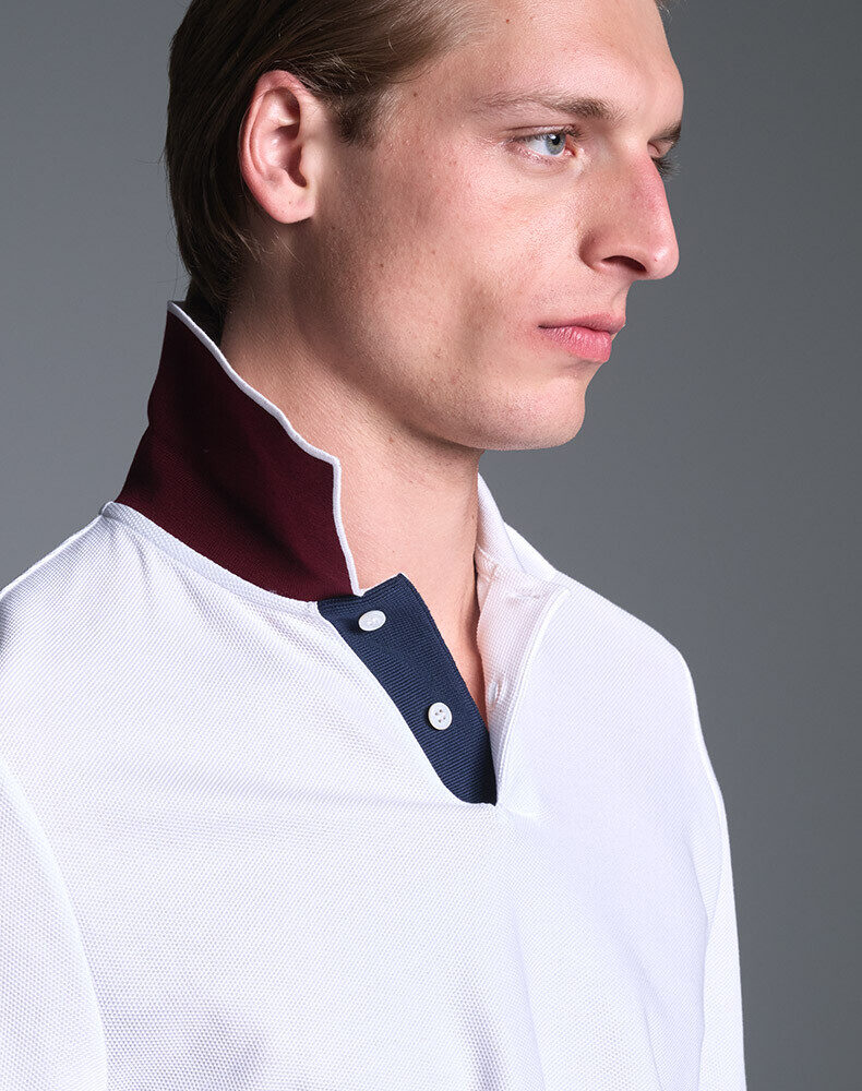Linen Cotton Stripe T-Shirt, view 4