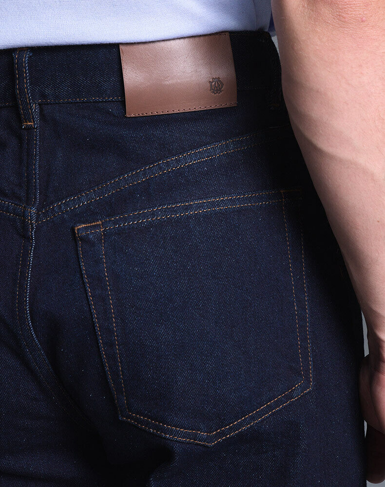 Linen Drill 5 Pocket Trousers, view 4