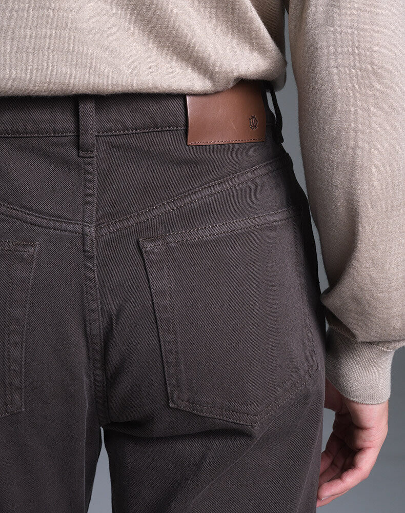 Cotton Gabardine Tailored Chinos, view 4