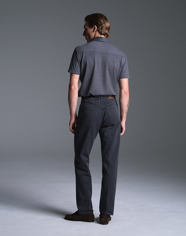 Sea Island Cotton 5 Pocket Jeans, view 3