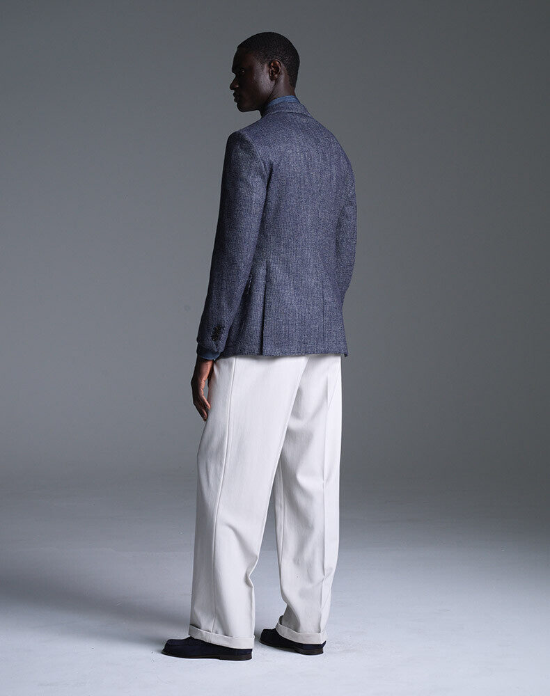 Superfine Merino Wool Flannel Cavendish Jacket, view 3