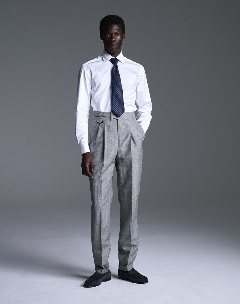 Linen Drill 5 Pocket Trousers