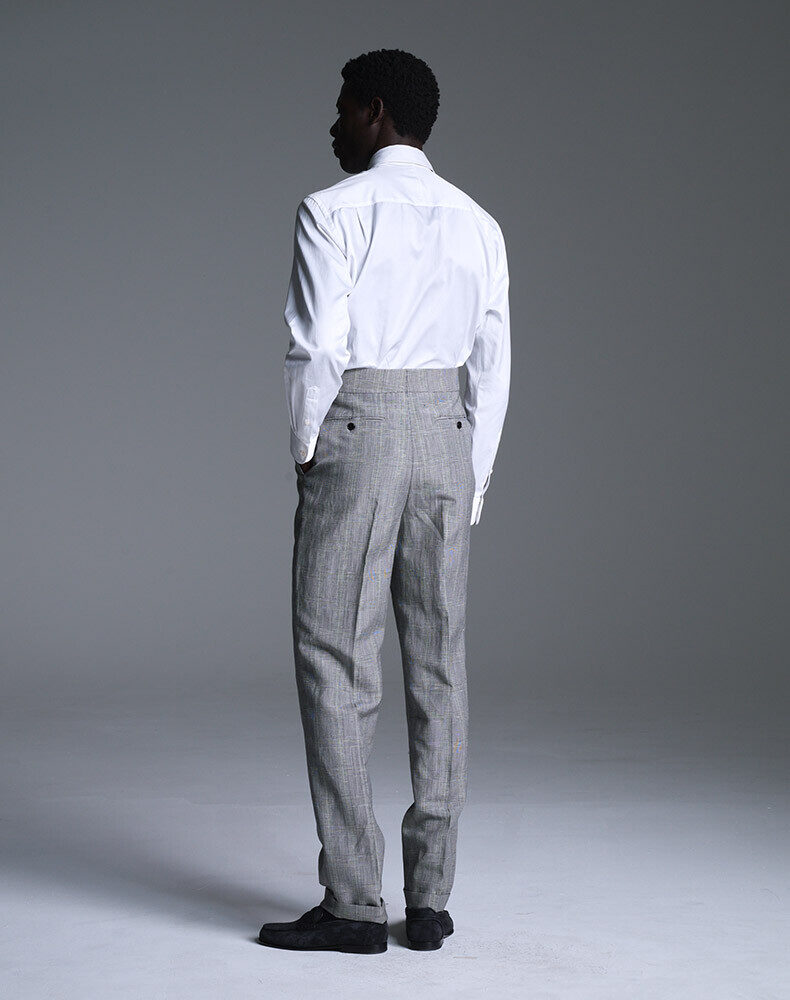 Wool Twill Gurkha Trousers, view 3