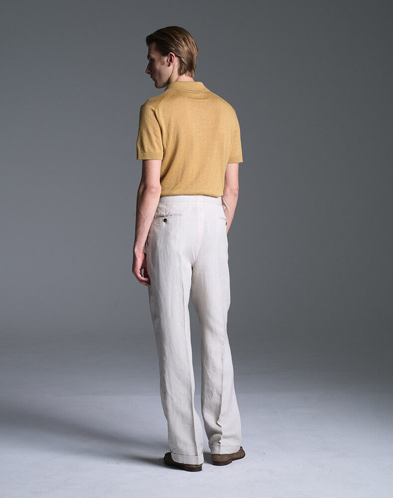 Athluxury Cotton Cashmere Point Collar Blouson, view 3